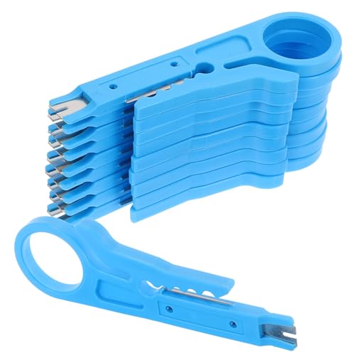 ELAYARD 10 Stück Teiliges Mini Abisolierwerkzeug Langlebige Kabelabisolierzange für Netzwerkkabel Telefonleitung und Utp Kabel Handlich Leicht für Einfache Kabelvorbereitung ELAYARD 10 Stück Teiliges Mini Abisolierwerkzeug Langlebige Kabelabisolierzange für Netzwerkkabel Telefonleitung und Utp Kabel Handlich Leicht für Einfache Kabelvorbereitung von ELAYARD