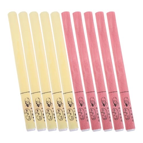 ELAYARD 10 Stück Teiliges Moxa Sticks für Bauch und Nabel Mild Rauchfreie Moxibustion Therapie Sicher und Einfach Anzuwenden Geeignet für Entspannende Spa Anwendungen zu Hause von ELAYARD