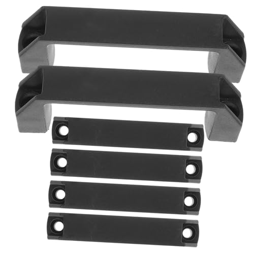 ELAYARD 10 Stück Teiliges Quadratische Nylon küchenschrankgriffe Robust Anti impact Modernes Design Stangen für Besseren Griff Geeignet für Schränke Kleiderschränke Türen und von ELAYARD