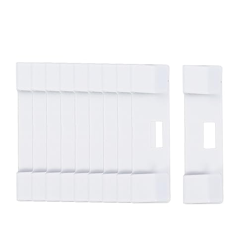 ELAYARD 10 Stück Teiliges Set für Vertikale Jalousien Reparatur Tabs für Fensterlamellen Einfach zu Verwenden Leicht für Metalljalousien Geeignet von ELAYARD