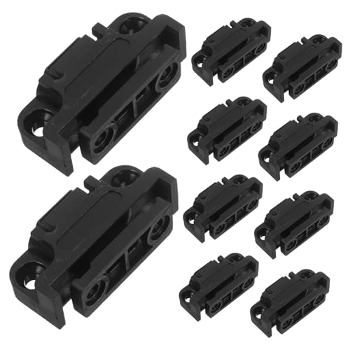 ELAYARD 10 Stück Teiliges Verstellbares Eckverbinder Kunststoff für Holzregale Stabile Winkelhalterungen für Römische Säulen Wandpaneele und Holztafeln Einfache Montage Vielseitig von ELAYARD