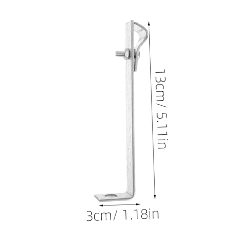 ELAYARD 10 Stück Teiliges Verzinktes Erdungsklemmen Blitzschutz mit Robustem Schutz Wasserdichtem Metallmaterial Vielseitiger Anwendung und Schneller Montage für Gebäude und Solaranlagen von ELAYARD