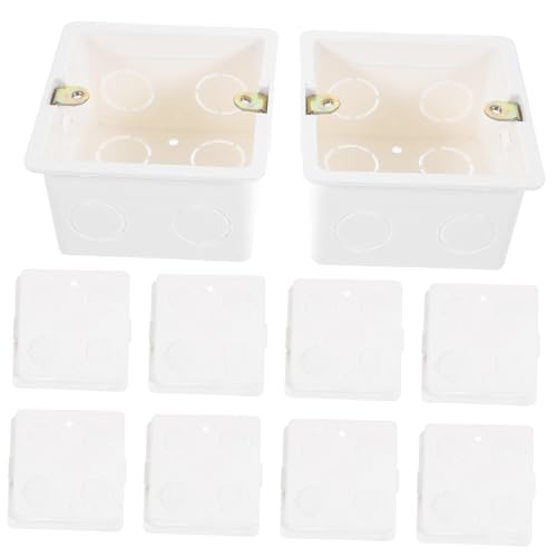 ELAYARD 10 Stück Unterputz verteilerdosen aus Robustem PVC Druckfeste Wandmontage Abzweigdosen für Strom Weiße Einbauanschlusskästen Stabile und Langlebige Zufällige Farbe Zufällige Farbe ELAYARD 10 Stück Unterputz verteilerdosen aus Robustem PVC Druckfeste Wandmontage Abzweigdosen für Strom Weiße Einbauanschlusskästen Stabile und Langlebige Zufällige Farbe Zufällige Farbe von ELAYARD