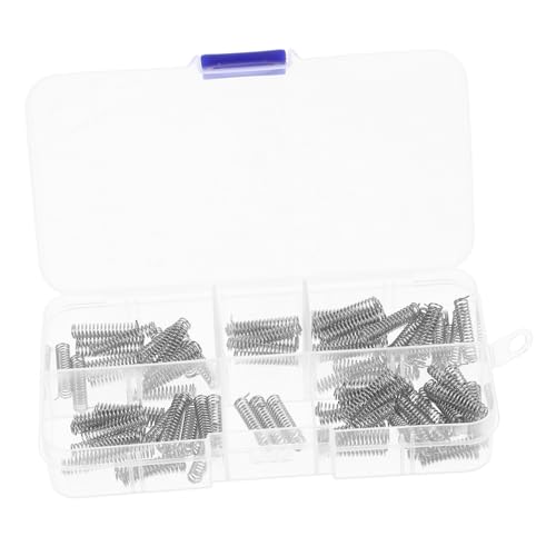 ELAYARD 100 Stück Teiliges Edelstahl Mini druckfedern Kompakte Mechanische Federn für DIY Reparaturen Vielseitig Einsetzbar für Türen Vorhänge Autos Praktische Federn für Bastel ELAYARD 100 Stück Teiliges Edelstahl Mini druckfedern Kompakte Mechanische Federn für DIY Reparaturen Vielseitig Einsetzbar für Türen Vorhänge Autos Praktische Federn für Bastel von ELAYARD