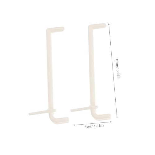 ELAYARD 100 Stück Teiliges Pegboard Haken aus Robustem Abs Lochabstand Vielseitige Werkzeughalter für Wand Lochwand organisation für Garage Werkstatt Küche und Einzelhandel von ELAYARD