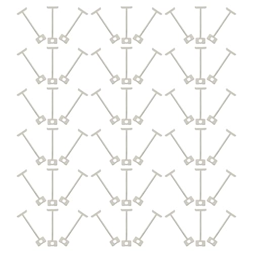 ELAYARD 100 Stück Teiliges Wiederverwendbare Stahl nadeln für Fliesen nivelliersystem Langlebige Fliesen nivelliernadeln Verschleißfest und Wiederverwendbar für Wand Bodenfliesen von ELAYARD