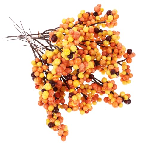 ELAYARD 12 Stück Teiliges Künstliche Weihnachts Beerenzweige in Warmen Gelb Rot Nuancen Langlebige Kunststoff Deko für Weihnachtsbaum Kränze Blumenarrangements Festliche Heimdekoration ELAYARD 12 Stück Teiliges Künstliche Weihnachts Beerenzweige in Warmen Gelb Rot Nuancen Langlebige Kunststoff Deko für Weihnachtsbaum Kränze Blumenarrangements Festliche Heimdekoration von ELAYARD
