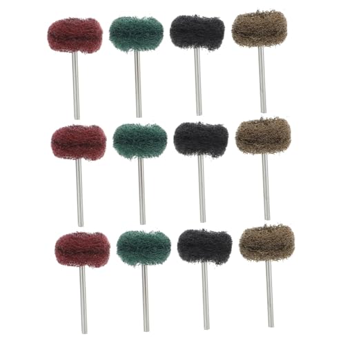 ELAYARD 12 Stück Teiliges Polierscheiben mit Nylon Schleifpads Schaft Vielseitiges Bohrmaschinen und Schleifkopf Kit für Edelstahl und DIY Reparaturen Kompakt und Tragbar ELAYARD 12 Stück Teiliges Polierscheiben mit Nylon Schleifpads Schaft Vielseitiges Bohrmaschinen und Schleifkopf Kit für Edelstahl und DIY Reparaturen Kompakt und Tragbar von ELAYARD
