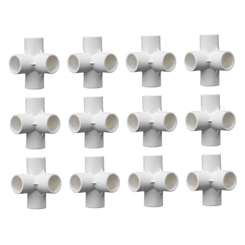 ELAYARD 12 Stück Teiliges Pvc rohrverbinder Winkel Steckverbinder aus Hochwertigem Pvc material Feuchtigkeitsbeständig Schlagfest Einfache Montage für Gewächshaus Zelt ELAYARD 12 Stück Teiliges Pvc rohrverbinder Winkel Steckverbinder aus Hochwertigem Pvc material Feuchtigkeitsbeständig Schlagfest Einfache Montage für Gewächshaus Zelt von ELAYARD