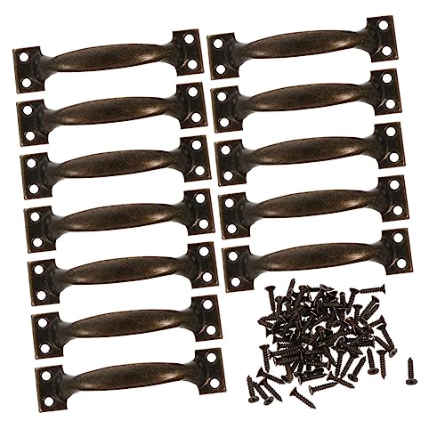ELAYARD 12 Stück Teiliges Retro Schrankgriff Bow Handle aus Langlebigem Material Minimalistischer Möbelgriff für Kleiderschränke und Türen Einfacher Austausch Komfortabler Haltegriff ELAYARD 12 Stück Teiliges Retro Schrankgriff Bow Handle aus Langlebigem Material Minimalistischer Möbelgriff für Kleiderschränke und Türen Einfacher Austausch Komfortabler Haltegriff von ELAYARD