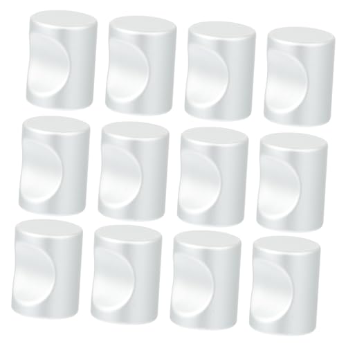 ELAYARD 12 Stück Teiliges Runde Schrankgriffe aus Robustem Material Moderner Single Hole Möbelknauf für Kommoden und Kleiderschränke Einfache Montage Mattierte Oberfläche ELAYARD 12 Stück Teiliges Runde Schrankgriffe aus Robustem Material Moderner Single Hole Möbelknauf für Kommoden und Kleiderschränke Einfache Montage Mattierte Oberfläche von ELAYARD