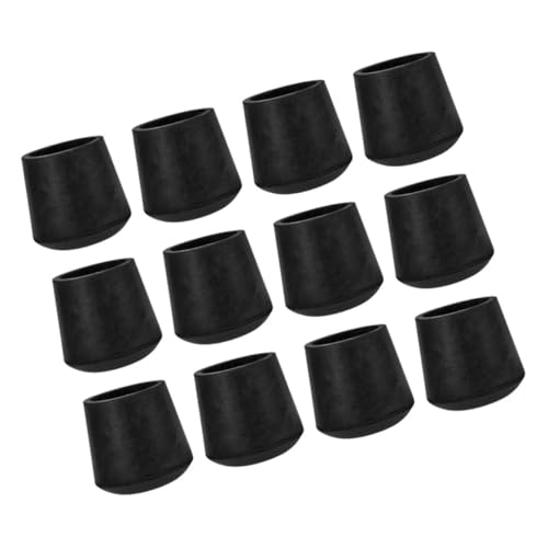 ELAYARD 12 Stück Teiliges rutschfeste Trampolin Fußabdeckungen aus Dickem Gummi Ømm Strapazierfähige Trampolin Bein Schoner mit Geräuschdämpfender Wirkung Stabilisierend und von ELAYARD