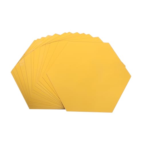 ELAYARD 12 Stück Teiliges sechseckiges Spiegel Wandsticker Selbstklebend Flexible Reflektierende Wanddeko in Gold Abziehbar Modernes Design für Wohnzimmer Schlafzimmer Büro ELAYARD 12 Stück Teiliges sechseckiges Spiegel Wandsticker Selbstklebend Flexible Reflektierende Wanddeko in Gold Abziehbar Modernes Design für Wohnzimmer Schlafzimmer Büro von ELAYARD