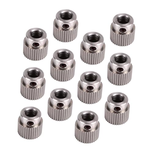 ELAYARD 15 Stück Teiliges Edelstahl Zähne Extruder Räder Drucker Zubehör Einfache Montage Korrosionsbeständig Kompatibel Feed Wheel Ersatzteile von ELAYARD