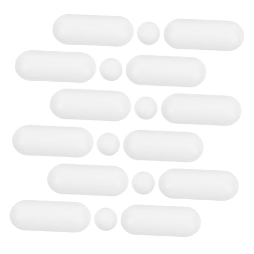 ELAYARD 18 Stück Teiliges Gummi Rutschfeste Gummipuffer Wasserabweisend Abnehmbar Komfortabel Geeignet für Hotel Heimgebrauch Toilettensitz zubehör von ELAYARD