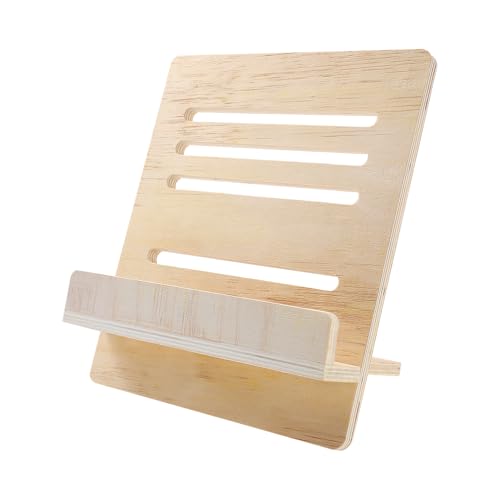 ELAYARD Faltbarer Holz Leseständer für Schüler Kompakter Rezeptbuchhalter für Schreibtisch Verstellbarer Desktop Lesehalter und Glatte Oberfläche und Platzsparendes Design von ELAYARD