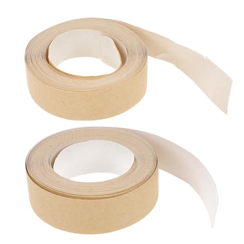ELAYARD 2 Rollen Multi Purpose Lampenschirm Kantenband aus Langlebigem mit Selbstklebendem Doppelseitigem Klebeband in Beige für Tisch und Deckenlampen Einfache Randreparatur und von ELAYARD