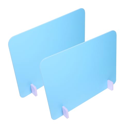 ELAYARD 2 Sätze Akustische Tischtrennwände Freistehend mit Sockel Schülerschutz Büro Divider Geräuschreduzierende Raumteiler für Lernen Testen und Essen in Schule Büro und Kantine ELAYARD 2 Sätze Akustische Tischtrennwände Freistehend mit Sockel Schülerschutz Büro Divider Geräuschreduzierende Raumteiler für Lernen Testen und Essen in Schule Büro und Kantine von ELAYARD