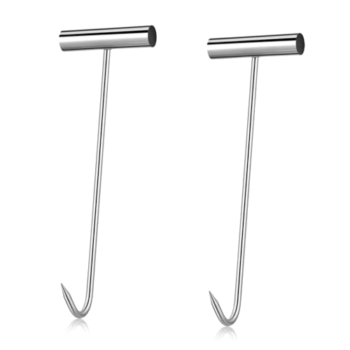 ELAYARD 2 Stk. Förmiger Edelstahl Manhole Deckelheber mit Rutschfester Oberfläche und Ergonomischem Griff Robuster Schachtdeckel Ziehhaken für Abflussroste Kanaldeckel und Rolltore Lang ELAYARD 2 Stk. Förmiger Edelstahl Manhole Deckelheber mit Rutschfester Oberfläche und Ergonomischem Griff Robuster Schachtdeckel Ziehhaken für Abflussroste Kanaldeckel und Rolltore Lang von ELAYARD