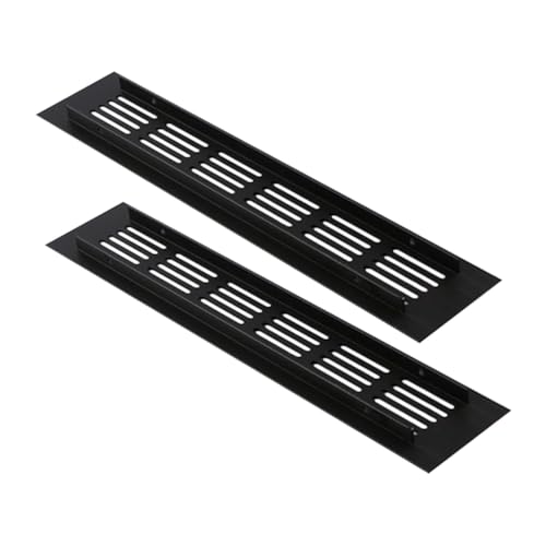 ELAYARD 2 Stück Aluminiumlegierung Lüftungsgitter Atmungsaktive Möbelbelüftungsschlitze Rechteckige Ventilationsabdeckung für Schränke und Wandschränke Feuchtigkeits Geruchsschutz ELAYARD 2 Stück Aluminiumlegierung Lüftungsgitter Atmungsaktive Möbelbelüftungsschlitze Rechteckige Ventilationsabdeckung für Schränke und Wandschränke Feuchtigkeits Geruchsschutz von ELAYARD