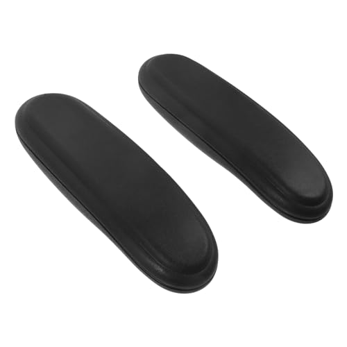 ELAYARD 2 Stück Armlehnenpolster aus Weichem PU Leder Passend für Bürostühle und Gaming Stühle Ergonomische Armstützenkissen zur Linderung von Arm und Ellenbogenschmerzen bei Langem von ELAYARD