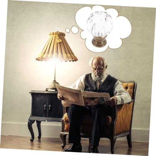 ELAYARD 2 Stück Dekorativer Lampen finial Glas Einfach zu Montieren Robust und Formbeständig Geeignet für Tischlampen und Stehleuchten Eleganter Lampenschirm knauf ELAYARD 2 Stück Dekorativer Lampen finial Glas Einfach zu Montieren Robust und Formbeständig Geeignet für Tischlampen und Stehleuchten Eleganter Lampenschirm knauf von ELAYARD