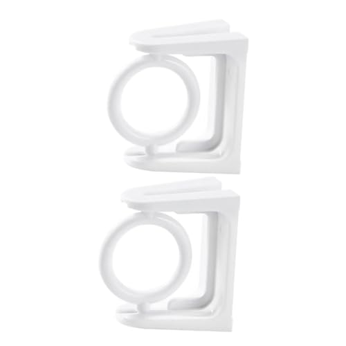 ELAYARD 2 Stück Drehbare Nagelfreie Handtuchhalter Halterung für Badezimmer Weiße Halterung für Duschvorhangstangen Einfache Montage ohne Bohren rutschfest und Wandfreundlich ELAYARD 2 Stück Drehbare Nagelfreie Handtuchhalter Halterung für Badezimmer Weiße Halterung für Duschvorhangstangen Einfache Montage ohne Bohren rutschfest und Wandfreundlich von ELAYARD