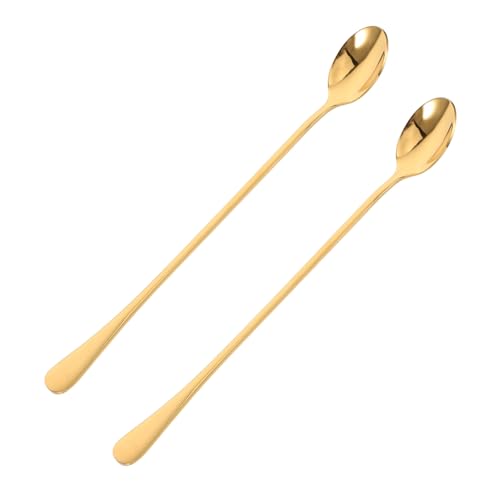 ELAYARD 2 Stück Edelstahl Löffel mit Langem Griff Langlebiger Bar Rührlöffel für Cocktails Kaffee Tee Lang Vielseitig Einsetzbar für Bars Cafés Zuhause Praktisches Mixwerkzeug ELAYARD 2 Stück Edelstahl Löffel mit Langem Griff Langlebiger Bar Rührlöffel für Cocktails Kaffee Tee Lang Vielseitig Einsetzbar für Bars Cafés Zuhause Praktisches Mixwerkzeug von ELAYARD