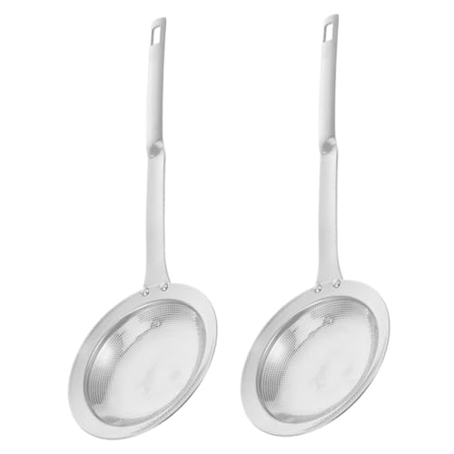 ELAYARD 2 Stück Edelstahl Ölfilterlöffel Bratlöffel Backmehlsieb Fettsieb Feines Fettsieb Schaumlöffel Kochfettabschäumer Küchenfettsieb Silber ELAYARD 2 Stück Edelstahl Ölfilterlöffel Bratlöffel Backmehlsieb Fettsieb Feines Fettsieb Schaumlöffel Kochfettabschäumer Küchenfettsieb Silber von ELAYARD