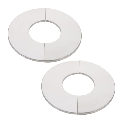 ELAYARD 2 Stück Edelstahl Rohrloch Abdeckung Dekorative Wandloch Abdeckungen für Wasserleitungen Rostfrei Langlebig Stabil Praktische Rohrabdeckung für Saubere Wanddurchführungen ELAYARD 2 Stück Edelstahl Rohrloch Abdeckung Dekorative Wandloch Abdeckungen für Wasserleitungen Rostfrei Langlebig Stabil Praktische Rohrabdeckung für Saubere Wanddurchführungen von ELAYARD