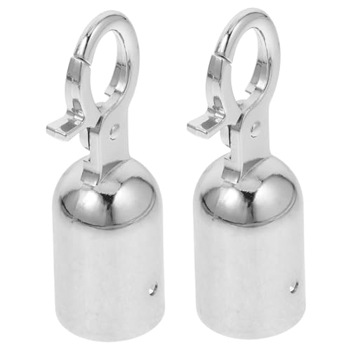 ELAYARD 2 Stück Edelstahl Seilendstopper mit Snap Haken Wetterfeste Kordel Endkappen für Außengeländer Rostfreie Seilbefestigung für Terrasse Balkon und Absperrseile Silberfarbene ELAYARD 2 Stück Edelstahl Seilendstopper mit Snap Haken Wetterfeste Kordel Endkappen für Außengeländer Rostfreie Seilbefestigung für Terrasse Balkon und Absperrseile Silberfarbene von ELAYARD