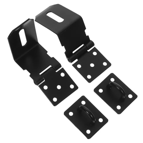 ELAYARD 2 Stück Edelstahl Türriegel Winkel Sicherheitsüberfalle mit Vorhängeschloss Kompatibel für Wohn Gewerbetüren Wetterfest Robuster Türverschluss ELAYARD 2 Stück Edelstahl Türriegel Winkel Sicherheitsüberfalle mit Vorhängeschloss Kompatibel für Wohn Gewerbetüren Wetterfest Robuster Türverschluss von ELAYARD