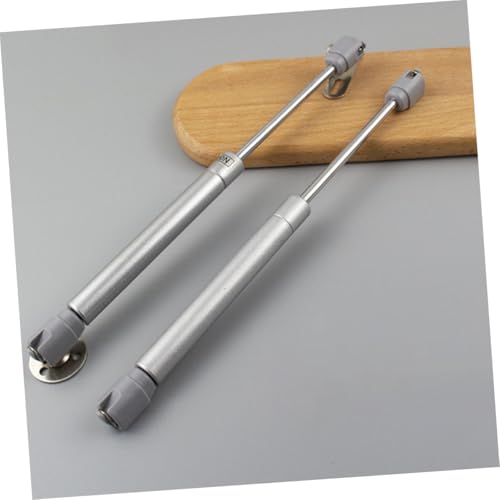 ELAYARD 2 Stück Gasdruckfeder Hydraulik Gasfeder Möbel Lift Support für Küchenschrank Türen mit Satinierter Metallmontageplatte Stabiler Punkt Halterung Langlebiger Pneumatik Dämpfer von ELAYARD