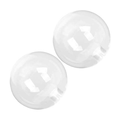 ELAYARD 2 Stück Glas Lampenschirm Ersatz Transparent Rund Ømm Deckenleuchte Lampenschirm für Pendelleuchte Leicht Installierbar Sicher und Stilvoll für Wohnzimmer Schlafzimmer Flur ELAYARD 2 Stück Glas Lampenschirm Ersatz Transparent Rund Ømm Deckenleuchte Lampenschirm für Pendelleuchte Leicht Installierbar Sicher und Stilvoll für Wohnzimmer Schlafzimmer Flur von ELAYARD