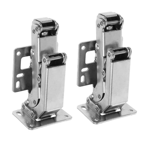 ELAYARD 2 Stück Hydraulisches Türscharnier für Große Möbelstücke Übergroßes Design Geräuschlose Dämpfung Einfache Montage Stabile Scharniere für Küchen und Badezimmerschränke Robuste von ELAYARD