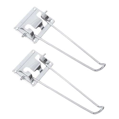 ELAYARD 2 Stück Klappbare Metall tischbeine Faltbare Haarnadel Design Robuste DIY Möbelbeine aus Eisen Platzsparend für Couchtisch Beistelltisch und Bank von ELAYARD