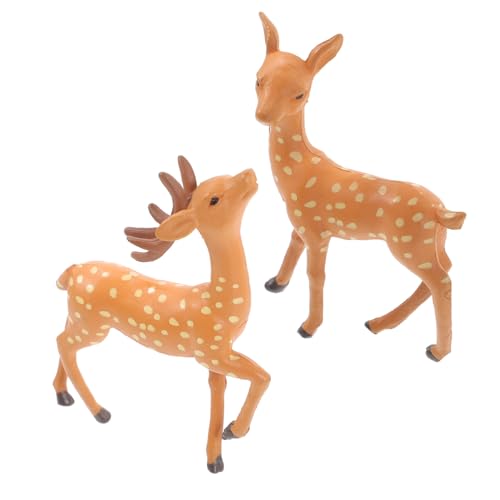 ELAYARD 2 Stück Kleine Resin REH Miniaturen Wetterfeste Gartenfiguren mit Realistischer Form Langlebig und Bruchfest Kreative Tierdekoration für Haus und Außenbereich ELAYARD 2 Stück Kleine Resin REH Miniaturen Wetterfeste Gartenfiguren mit Realistischer Form Langlebig und Bruchfest Kreative Tierdekoration für Haus und Außenbereich von ELAYARD