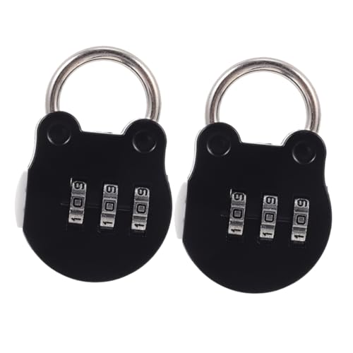 ELAYARD 2 Stück Kleines Cartoon Zahlenschloss für Gepäck und Rucksack Leichtes Tragbares Kombinationsschloss für Reise Robustes Schrank Kofferschloss mit Süßem Design ELAYARD 2 Stück Kleines Cartoon Zahlenschloss für Gepäck und Rucksack Leichtes Tragbares Kombinationsschloss für Reise Robustes Schrank Kofferschloss mit Süßem Design von ELAYARD