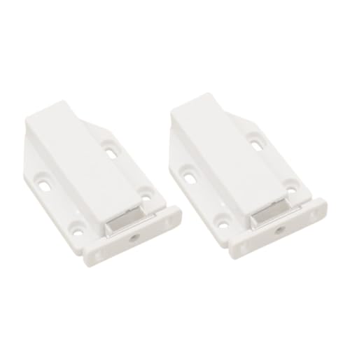 ELAYARD 2 Stück Magnetischer Push Latch für Schranktüren Starkes Gehäuse Automatischer Rückprallverschluss Geeignet für Schränke Kleiderschränke Vielseitig für Zuhause und Büro von ELAYARD