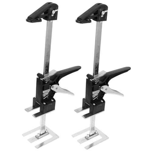 ELAYARD 2 Stück Multifunktionaler Möbelheber mit Arbeitssparendem Armheber und Höhenversteller Kunststoffmaterial Präzise Markierungen Kompakt und Leicht für Fliesen Türen Schränke und von ELAYARD