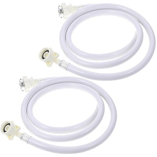 ELAYARD 2 Stück PVC Waschmaschinen Zulaufschläuche mit Stahlanschluss Winkel Gewindeadapter für Automatische Waschmaschinen Installieren Passend für Verschiedene Modelle ELAYARD 2 Stück PVC Waschmaschinen Zulaufschläuche mit Stahlanschluss Winkel Gewindeadapter für Automatische Waschmaschinen Installieren Passend für Verschiedene Modelle von ELAYARD