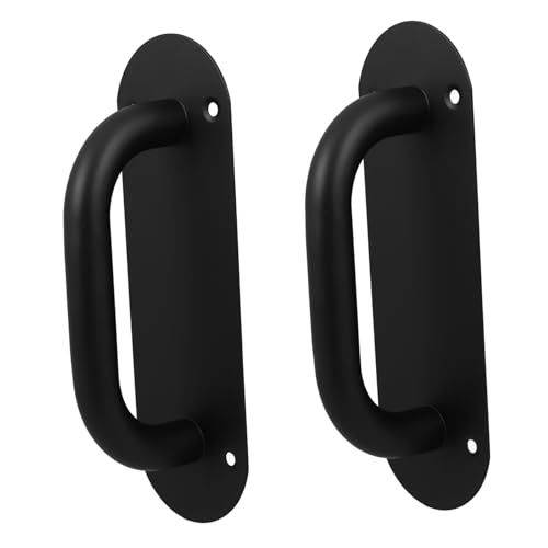 ELAYARD 2 Stück Schwarze Push Pull Türgriffe Teiliges Oberfläche zum Aufschrauben Robuste und Ergonomische Feuerfluchttürgriffe für Innen und Durchgangstüren Modernes Design Einfach zu ELAYARD 2 Stück Schwarze Push Pull Türgriffe Teiliges Oberfläche zum Aufschrauben Robuste und Ergonomische Feuerfluchttürgriffe für Innen und Durchgangstüren Modernes Design Einfach zu von ELAYARD