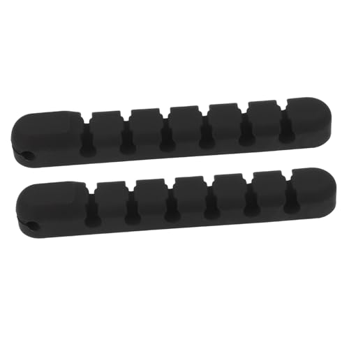 ELAYARD 2 Stück Selbstklebende Kabelhalter aus Silikon mit Löchern Kabelclip Organizer für Stromkabel Kopfhörerkabel und Datenkabel Stabiler Kabelmanagement Halter für Schreibtisch und ELAYARD 2 Stück Selbstklebende Kabelhalter aus Silikon mit Löchern Kabelclip Organizer für Stromkabel Kopfhörerkabel und Datenkabel Stabiler Kabelmanagement Halter für Schreibtisch und von ELAYARD