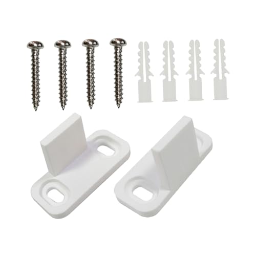 ELAYARD 2 Stück Teiliges Barn Door Bodenführung aus Carbonstahl Verstellbare Schiebetür Bodenrolle Stabile Türführung für Sanftes und Geräuscharmes Gleiten Passend für Scheunentüren und von ELAYARD