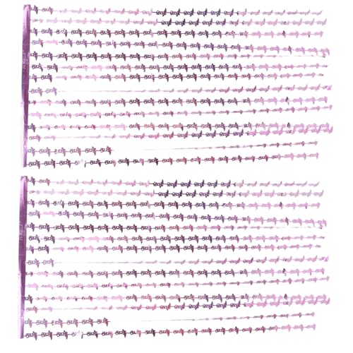 ELAYARD 2 Stück Teiliges Halloween Metallic Tinsel Vorhang Holographischer Türvorhang Spukige Wanddekoration Wiederverwendbar Für Party Atmosphäre von ELAYARD