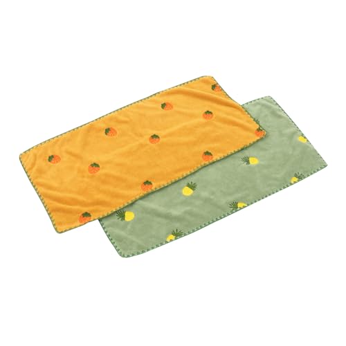 ELAYARD 2 Stück Teiliges Handtuch aus Weichem Korallenfleece mit Wasserabsorbierenden Schnell Trocknenden Küchenhandtüchern in Fruchtigem Design Leicht und Platzsparend für Handtücher ELAYARD 2 Stück Teiliges Handtuch aus Weichem Korallenfleece mit Wasserabsorbierenden Schnell Trocknenden Küchenhandtüchern in Fruchtigem Design Leicht und Platzsparend für Handtücher von ELAYARD