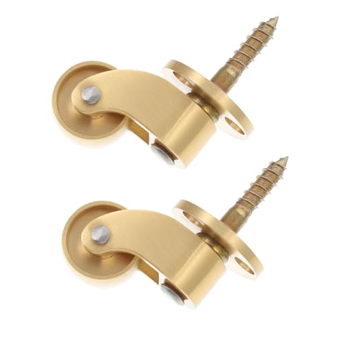 ELAYARD 2 Stück Teiliges Messing Möbelrollen Drehbar Schwere Möbel Lenkrollen Stabile Universalrollen Ersatz für Stühle Sofas Hochwertige Bodenschonende Möbelräder ELAYARD 2 Stück Teiliges Messing Möbelrollen Drehbar Schwere Möbel Lenkrollen Stabile Universalrollen Ersatz für Stühle Sofas Hochwertige Bodenschonende Möbelräder von ELAYARD