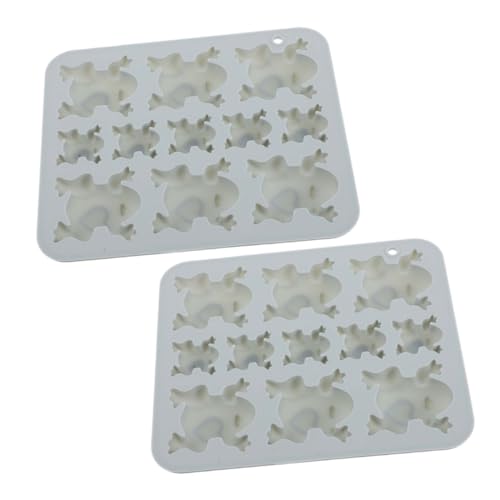 ELAYARD 2 Stück Teiliges Silikon Backform Frosch Motiv mit Mulden in Verschiedenen Antihaftbeschichtet Hitzebeständig für Schokolade Fondant und Kuchendekoration Wiederverwendbar ELAYARD 2 Stück Teiliges Silikon Backform Frosch Motiv mit Mulden in Verschiedenen Antihaftbeschichtet Hitzebeständig für Schokolade Fondant und Kuchendekoration Wiederverwendbar von ELAYARD
