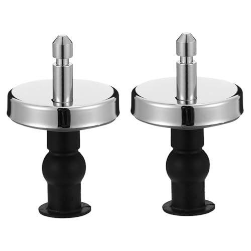 ELAYARD 2 Stück Teiliges Wc Sitz Befestigungsset aus Langlebiger Zinklegierung Ersatz Toilet Seat Hinge für Standard Toilettendeckel Einfach zu Montierende Klobrillen Scharniere ELAYARD 2 Stück Teiliges Wc Sitz Befestigungsset aus Langlebiger Zinklegierung Ersatz Toilet Seat Hinge für Standard Toilettendeckel Einfach zu Montierende Klobrillen Scharniere von ELAYARD