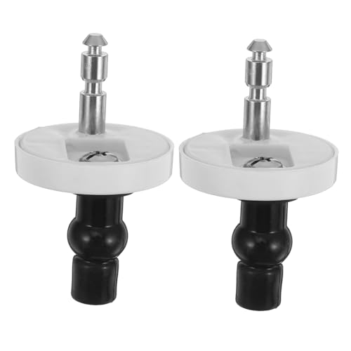 ELAYARD 2 Stück Toilettensitz Befestigungsschrauben aus Robustem und Gummi Einfache Montage Verschleißfest für Wc Sitz Scharniere Langlebige Ersatzteile für Toilettendeckel von ELAYARD